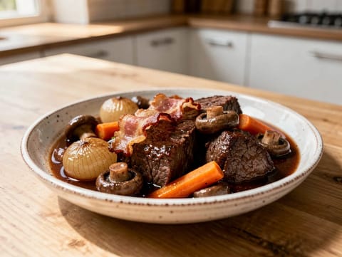 Bœuf bourguignon traditionnel