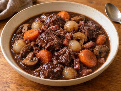 Boeuf Bourguignon Traditionnel (Burgundy Beef Stew) Boeuf Bourguignon Traditionnel (Burgundy Beef Stew)