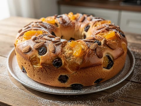 Bolo Rei (gâteau des rois) Bolo Rei (gâteau des rois)
