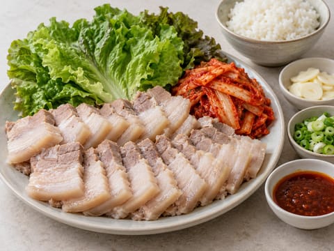 Bossam (Boiled Pork Wraps) Bossam (Boiled Pork Wraps)