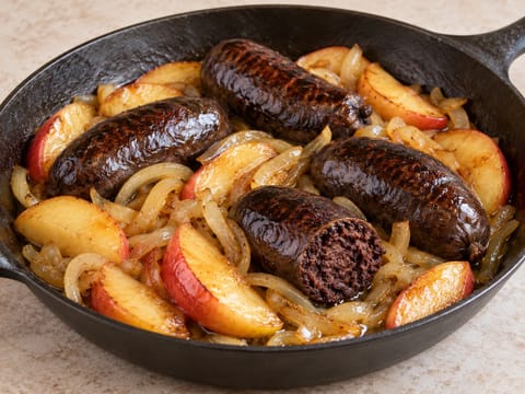 Boudin Noir met Appels (blodpølse med epler) Boudin Noir met Appels (blodpølse med epler)
