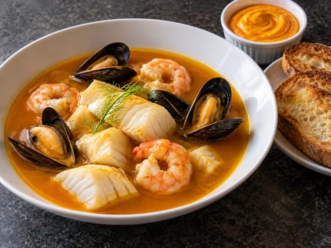 Bouillabaisse (marsylski gulasz rybny) Bouillabaisse (marsylski gulasz rybny)