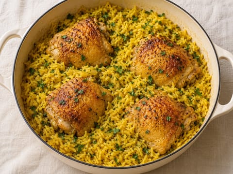 Brazilian Galinhada (One-Pot Chicken and Rice) Brazilian Galinhada (One-Pot Chicken and Rice)