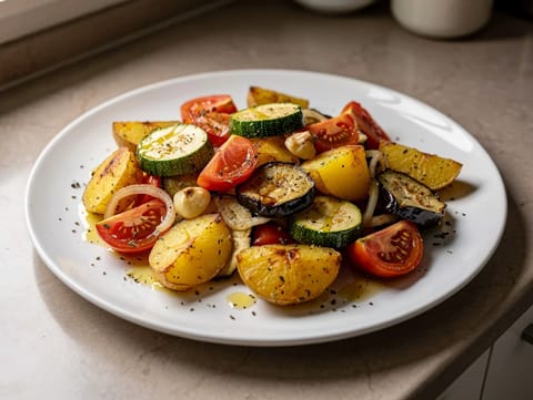 Briam (griechisches Ofengemüse aus dem Sommer)