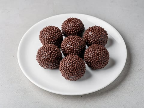 Brigadeiros (brazilské čokoládové lanýže) Brigadeiros (brazilské čokoládové lanýže)