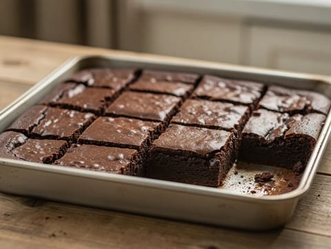 Klassiske seige brownies