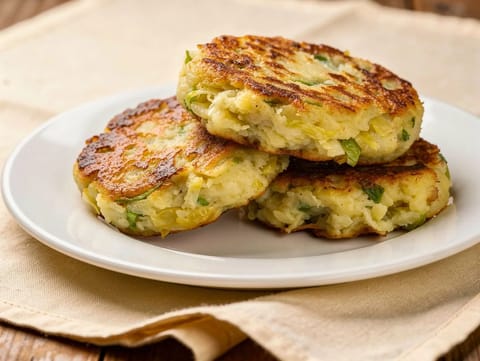 Bubble and Squeak (chiftele prăjite din cartof și varză)