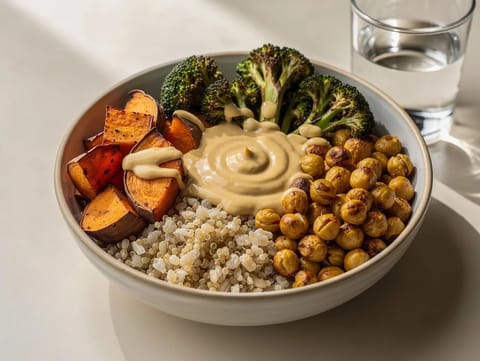 Buddha Bowl (legumes assados e cereais) Buddha Bowl (legumes assados e cereais)
