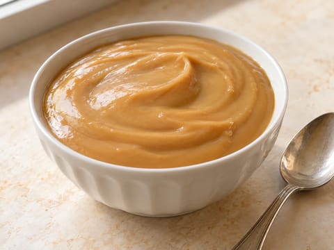 Pudim de butterscotch (creme no fogão) Pudim de butterscotch (creme no fogão)