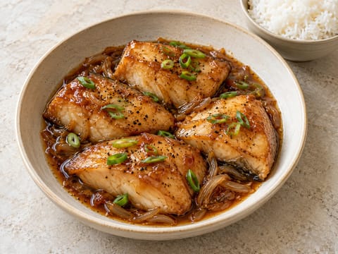 Cá Kho Tộ (καραμελωμένο ψάρι μπρεζέ) Cá Kho Tộ (καραμελωμένο ψάρι μπρεζέ)