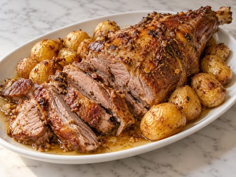 Cabrito Assado (portugál sült kecske burgonyával) Cabrito Assado (portugál sült kecske burgonyával)