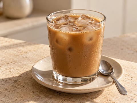 Caffè Leccese (jääkahvi mantelimaidolla) Caffè Leccese (jääkahvi mantelimaidolla)
