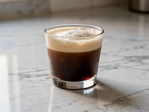 Caffè Shakerato (mrożone espresso z shakera)
