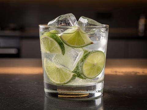Caipirinha (brazylijski koktajl z limonką) Caipirinha (brazylijski koktajl z limonką)