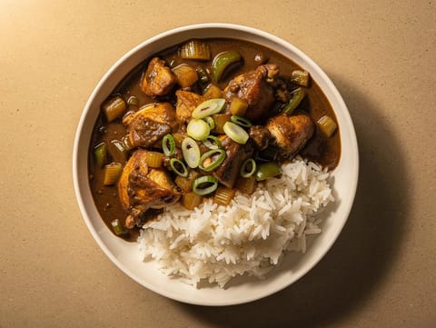 Cajun-Hähnchen-Étouffée