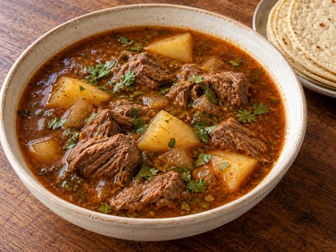 Caldillo Duranguense (hovězí polévka se zeleným chilli) Caldillo Duranguense (hovězí polévka se zeleným chilli)