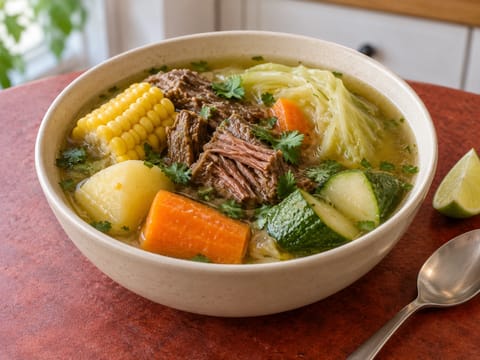Caldo de Res (Meksika dana çorbası)