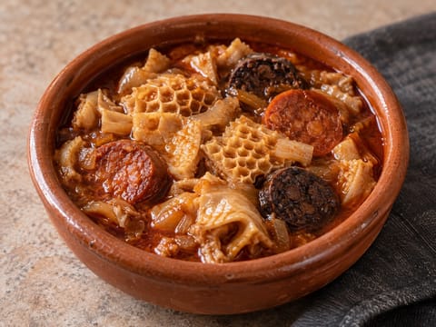 Callos Madrileños (tocană de burtă în stil Madrid) Callos Madrileños (tocană de burtă în stil Madrid)
