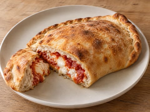 Calzone Classico (Pizza pliée à la tomate et au fromage)