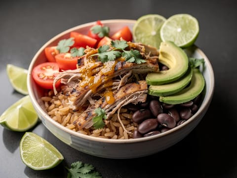 Lätt carnitas bowl