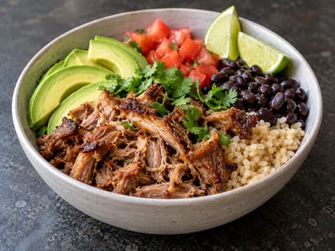 Lätt carnitas bowl Lätt carnitas bowl