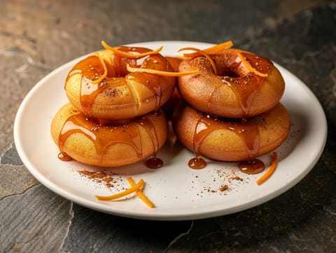 Picarones (smažené koblihy z dýně a batátů)