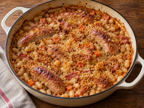 Cassoulet (ensopado francês de feijão e salsicha) Cassoulet (ensopado francês de feijão e salsicha)