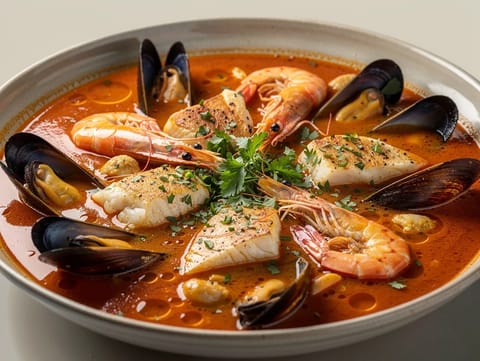 Cazuela de Mariscos (mereneläväpata)