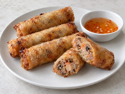 Chả giò (rouleaux de printemps frits) Chả giò (rouleaux de printemps frits)