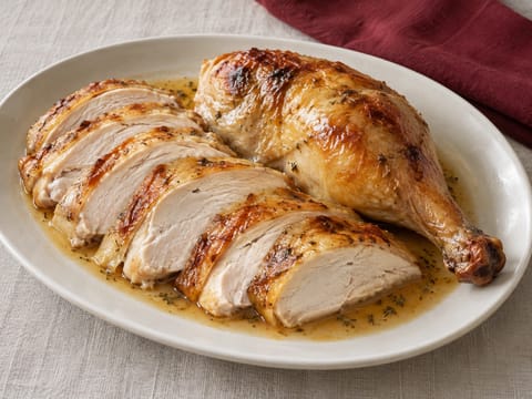 Chapon de Noël (französischer Weihnachts-Kapaunbraten)