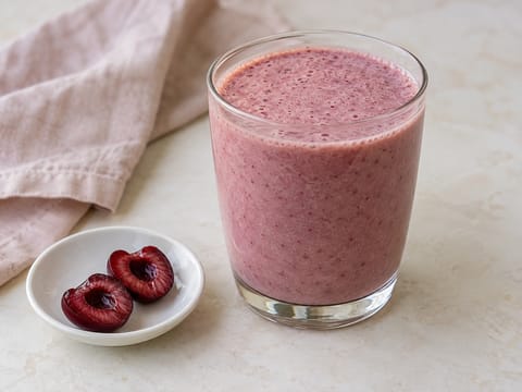 Cseresznyés-vaníliás smoothie