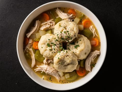 Chicken and Dumplings (klassisk fra Sydstaterne)