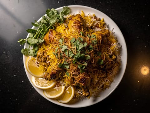 Lunch bowl de chicken biryani