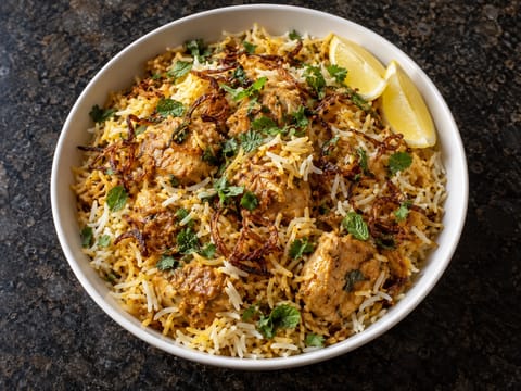 Tavuklu Biryani Öğle Kasesi Tavuklu Biryani Öğle Kasesi