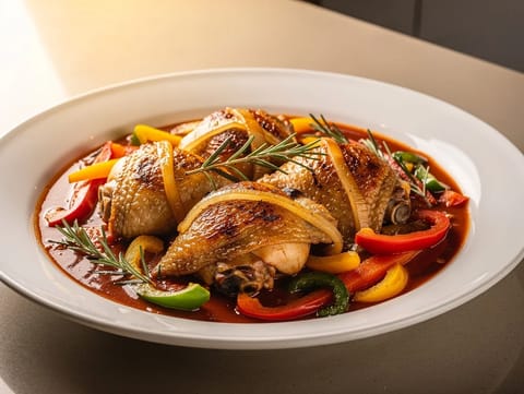 Pollo alla Cacciatora (moderni kevyt versio)