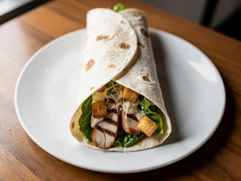 Chicken-Caesar-Salat-Wrap
