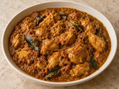 Chicken Chettinad (sydindisk krydret karry) Chicken Chettinad (sydindisk krydret karry)