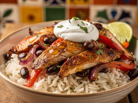 Chicken Fajita Bowl Chicken Fajita Bowl