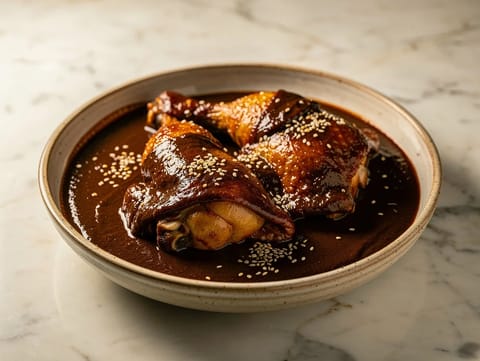 Csirkés Mole Poblano Csirkés Mole Poblano