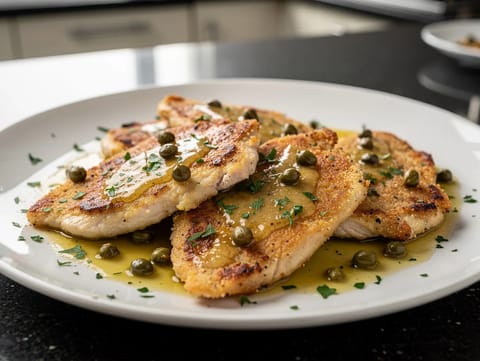 Chicken Piccata αμερικανικού στυλ