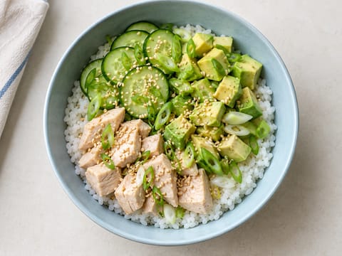 Poke bowl au poulet