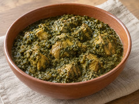 Chicken Saag (spinatkyllingcurry)