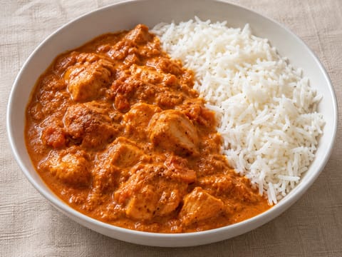 Chicken Tikka Masala med basmatiris Chicken Tikka Masala med basmatiris