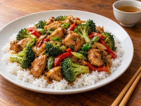 Stir-fry chinezesc cu pui Stir-fry chinezesc cu pui