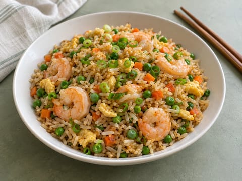 Chinesischer Garnelen-Bratreis