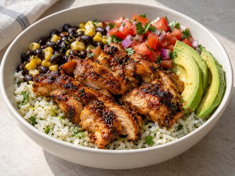Chipotle-kanakulho korianteri-limeriisillä Chipotle-kanakulho korianteri-limeriisillä