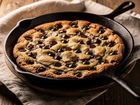 Chocolate Chip Skillet Cookie