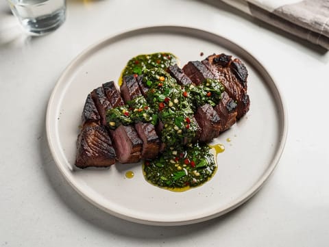 Churrasco with Chimichurri (ızgara dana biftek) Churrasco with Chimichurri (ızgara dana biftek)