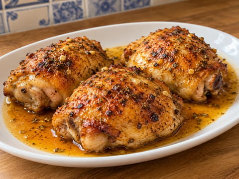 Citrus-Marinated Roasted Chicken Thighs Citrus-Marinated Roasted Chicken Thighs