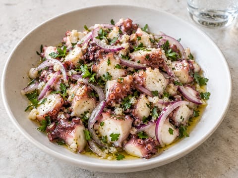 Salată de caracatiță cu citrice Salată de caracatiță cu citrice